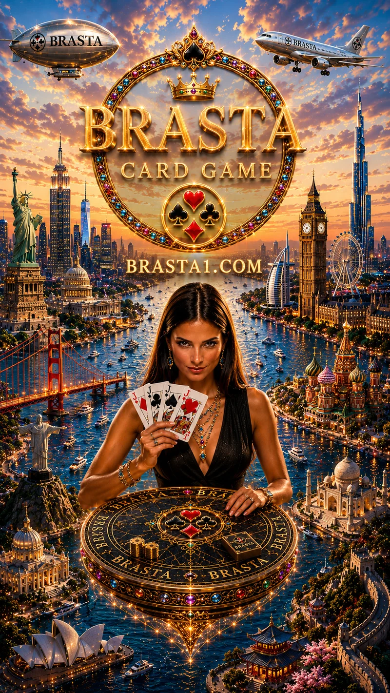 A cinematic portrait created for the Brasta online card game